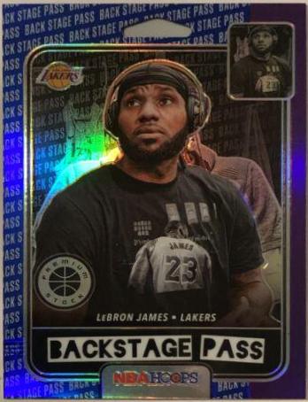 Lebron James Holo Backstage high quality Pass PSA 10