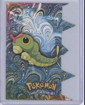 Caterpie #EV1 Pokemon 2000 Topps TV Die Cut