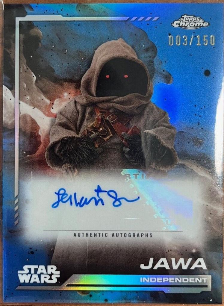 Leilani Shiu as Jawa #AU-LS Star Wars 2024 Topps Chrome Autograph