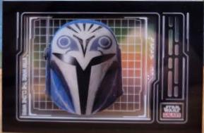 Bo-Katan Kryze Helmet #AS-3 Star Wars 2024 Topps Chrome Galaxy Armor Shadowbox