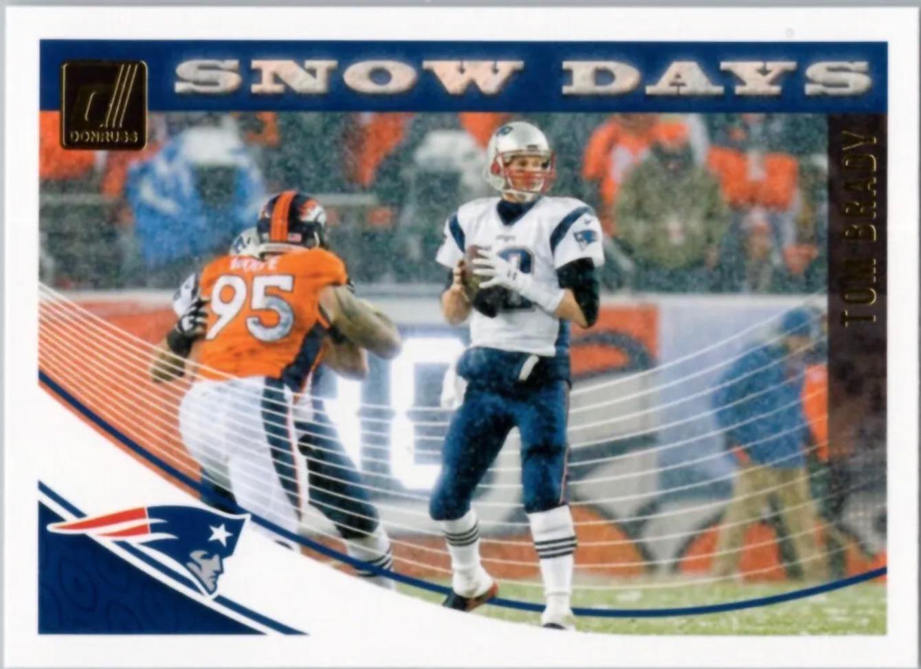 2018 Panini Donruss Snow Days store Tom Brady #SD-5 PSA 10 GEM MT