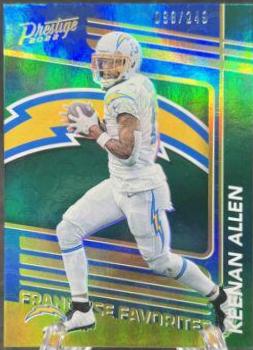 Keenan Allen #FF-10 Football Cards 2022 Panini Prestige Franchise Favorites