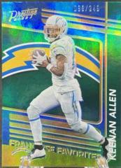 Keenan Allen #FF-10 Football Cards 2022 Panini Prestige Franchise Favorites Prices