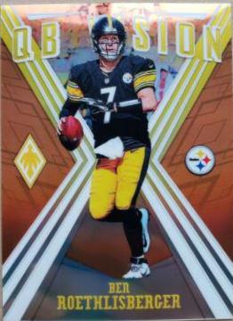 Ben Roethlisberger [Orange] #12 Football Cards 2019 Panini Phoenix QB Vision