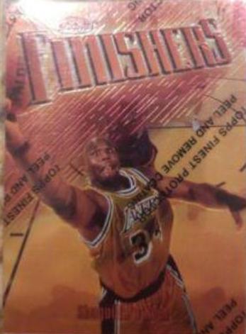 Shaquille O'Neal [Refractor w/ Coating] #50 Basketball Cards 1997 Finest