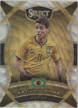 Oscar #8 Soccer Cards 2016 Panini Select National Pride