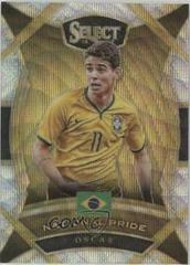 Oscar #8 Soccer Cards 2016 Panini Select National Pride Prices