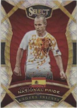 Andres Iniesta #34 Soccer Cards 2016 Panini Select National Pride