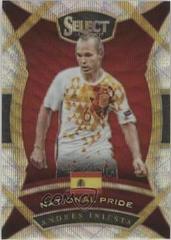 Andres Iniesta #34 Soccer Cards 2016 Panini Select National Pride Prices