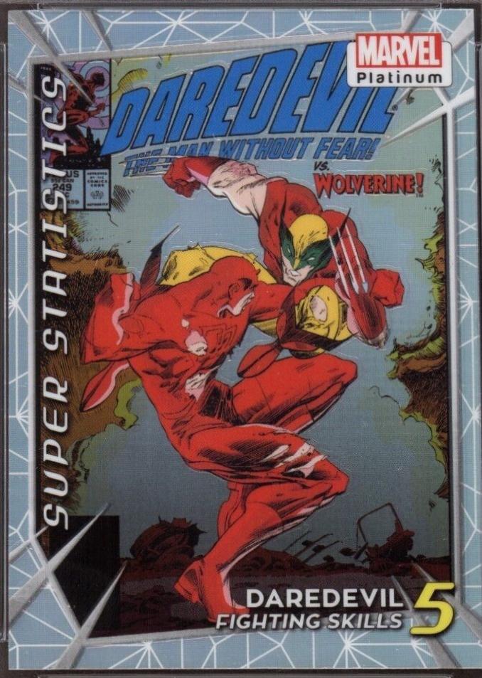 Daredevil [Rainbow] #SS02 Marvel 2023 Upper Deck Platinum Super Statistics