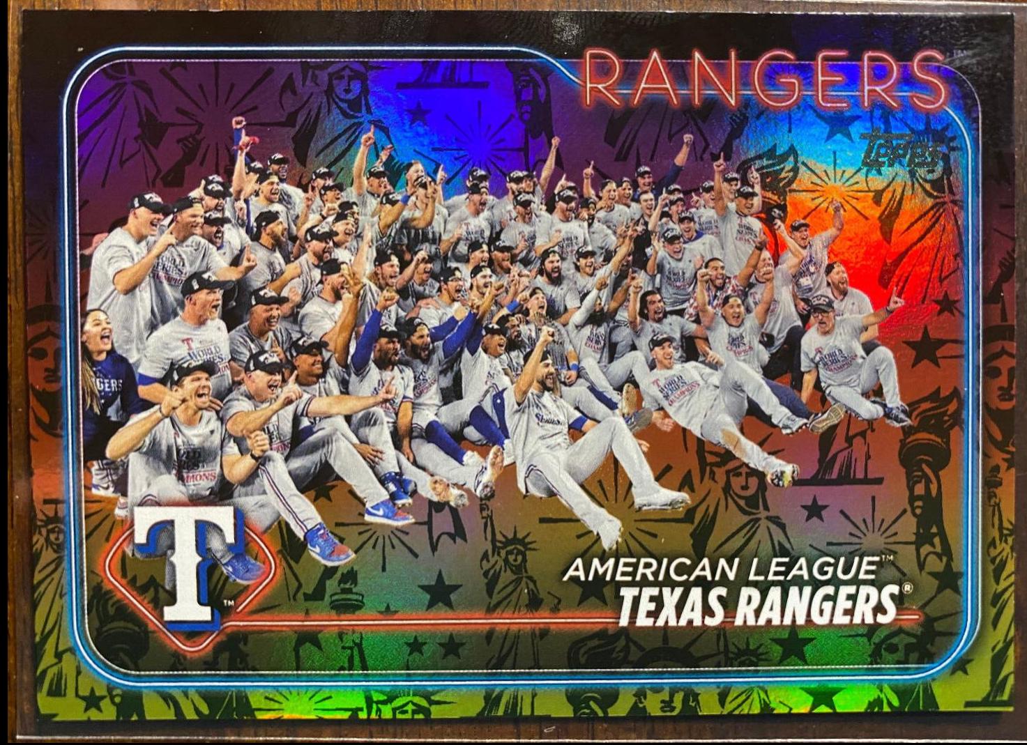 Texas Rangers [Statue of Liberty] 498 Prices 2024 Topps Holiday