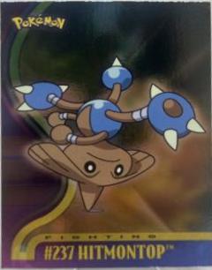 Hitmontop [Holo] #237 Pokemon 2001 Topps Johto Champions