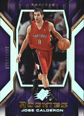 Jose Calderon #93 Basketball Cards 2005 Spx