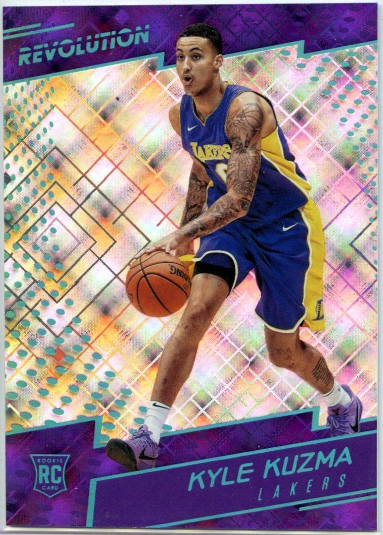 Kyle Kuzma [Cosmic] #102 Basketball Cards 2017 Panini Revolution