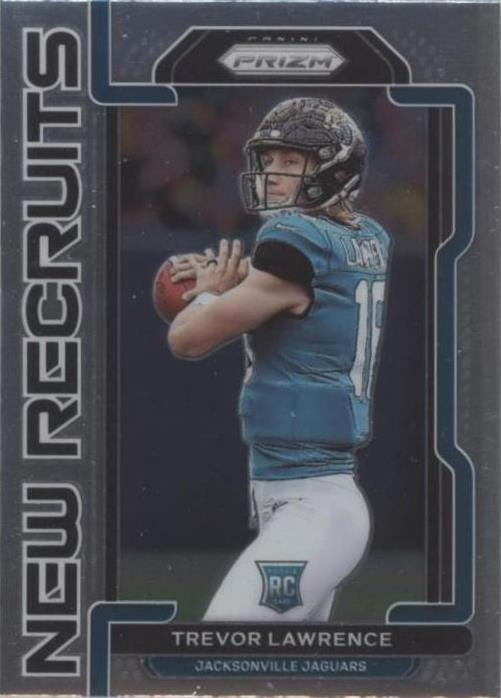 2021 top Panini Prizm New Recruits Trevor Lawrence Gem Mint Rookie RC Jaguars PSA 10