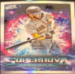 Fernando Tatis Jr. #SN-1 Baseball Cards 2022 Topps Cosmic Chrome Supernova