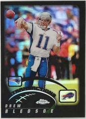 Drew Bledsoe [Black Refractor] #18 Football Cards 2002 Topps Chrome Prices