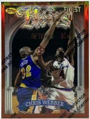 Chris Webber [Refractor w/ Coating] #326 Basketball Cards 1997 Finest Prices