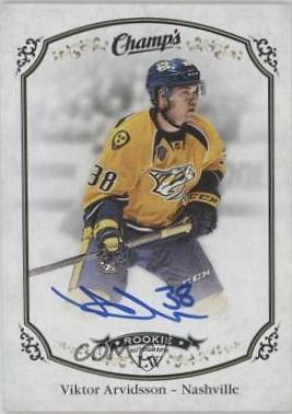 Viktor Arvidsson [Autograph] #166 Hockey Cards 2015 Upper Deck Champs