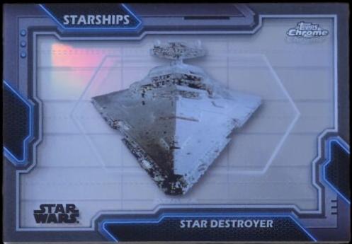 Star Destroyer #S-9 Star Wars 2024 Topps Chrome Starship Blueprint