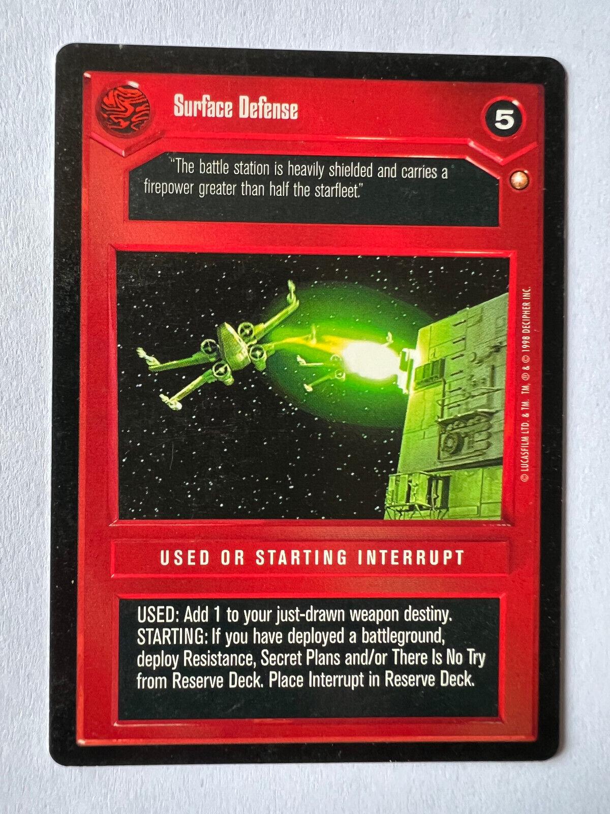 Surface Defense [Limited] Star Wars CCG Special Edition