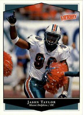 Jason Taylor #140 Football Cards 1999 Upper Deck Victory