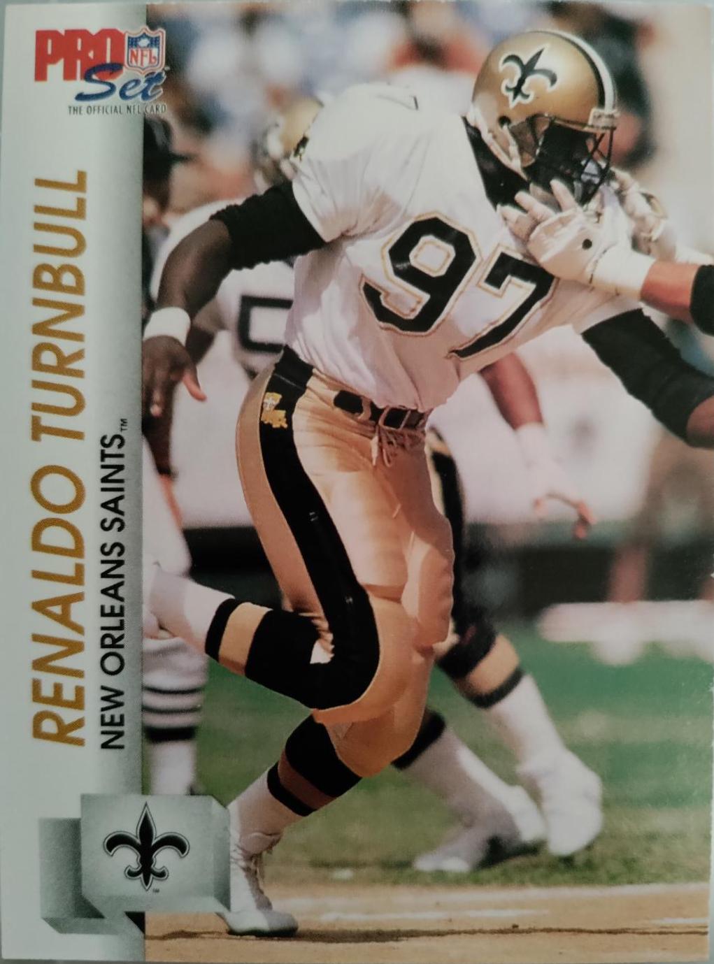 Renaldo Turnbull #589 Football Cards 1992 Pro Set