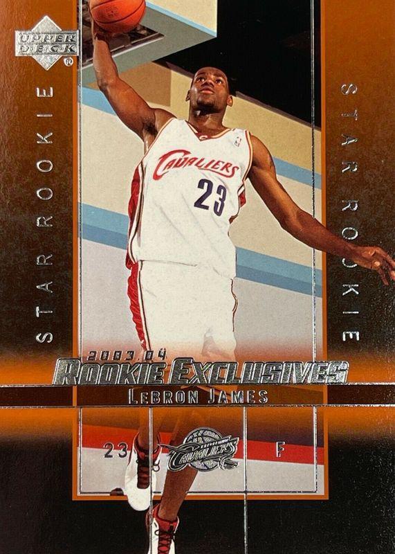 Authentic 2003 Upperdeck Lebron James Rookie Lot