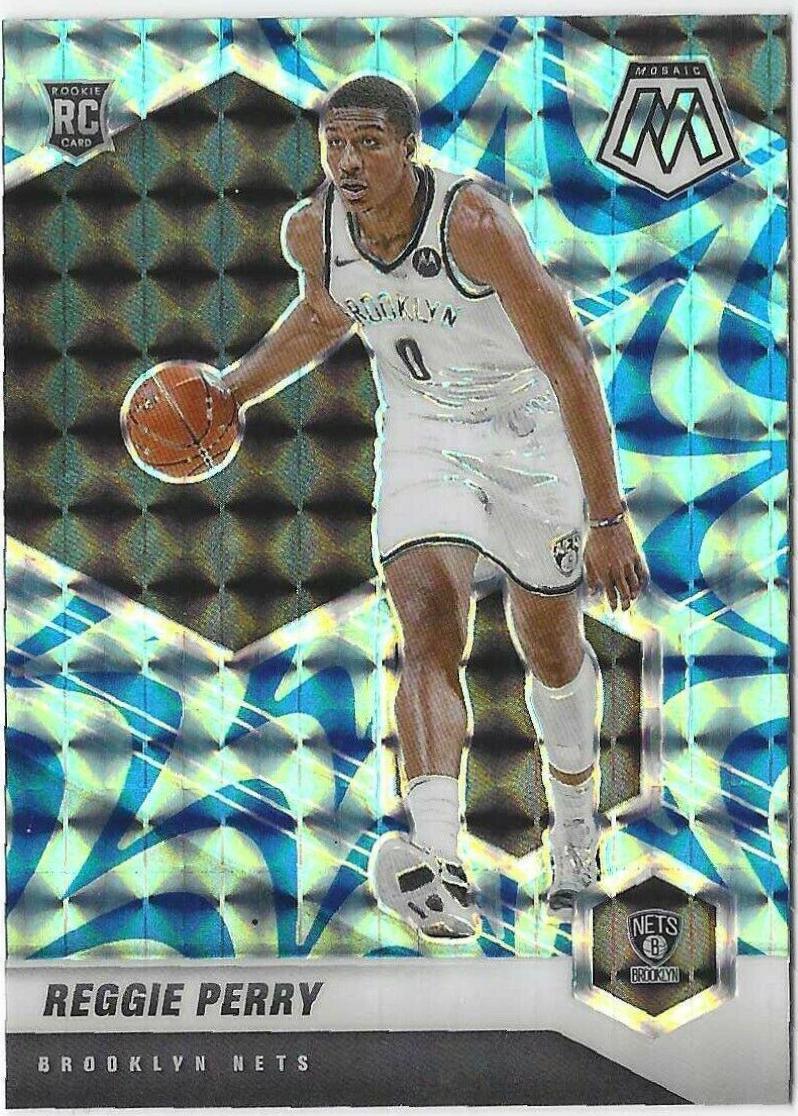 Reggie Perry [Reactive Blue] #244 Prices | 2020 Panini Mosaic ...