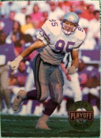 Dean Wells #153 Football Cards 1994 Playoff