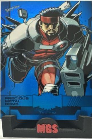 Techno [Blue Precious Metal Gems] #36 2024 SkyBox Metal Universe Avengers