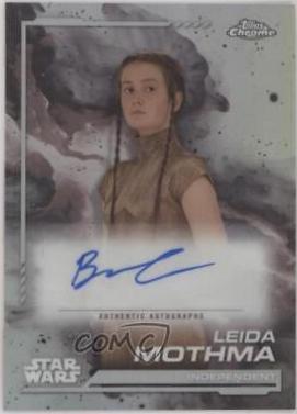 Bronte Carmichael as Leida Mothma #AU-BC Star Wars 2024 Topps Chrome Autograph