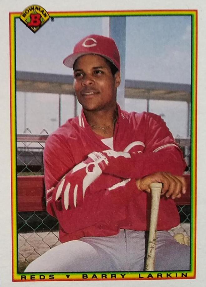 Barry Larkin SS 50 Prices 1990 Topps Baseball Cards