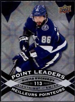 Nikita Kucherov #PL-17 Hockey Cards 2023 Upper Deck Tim Hortons Point Leaders