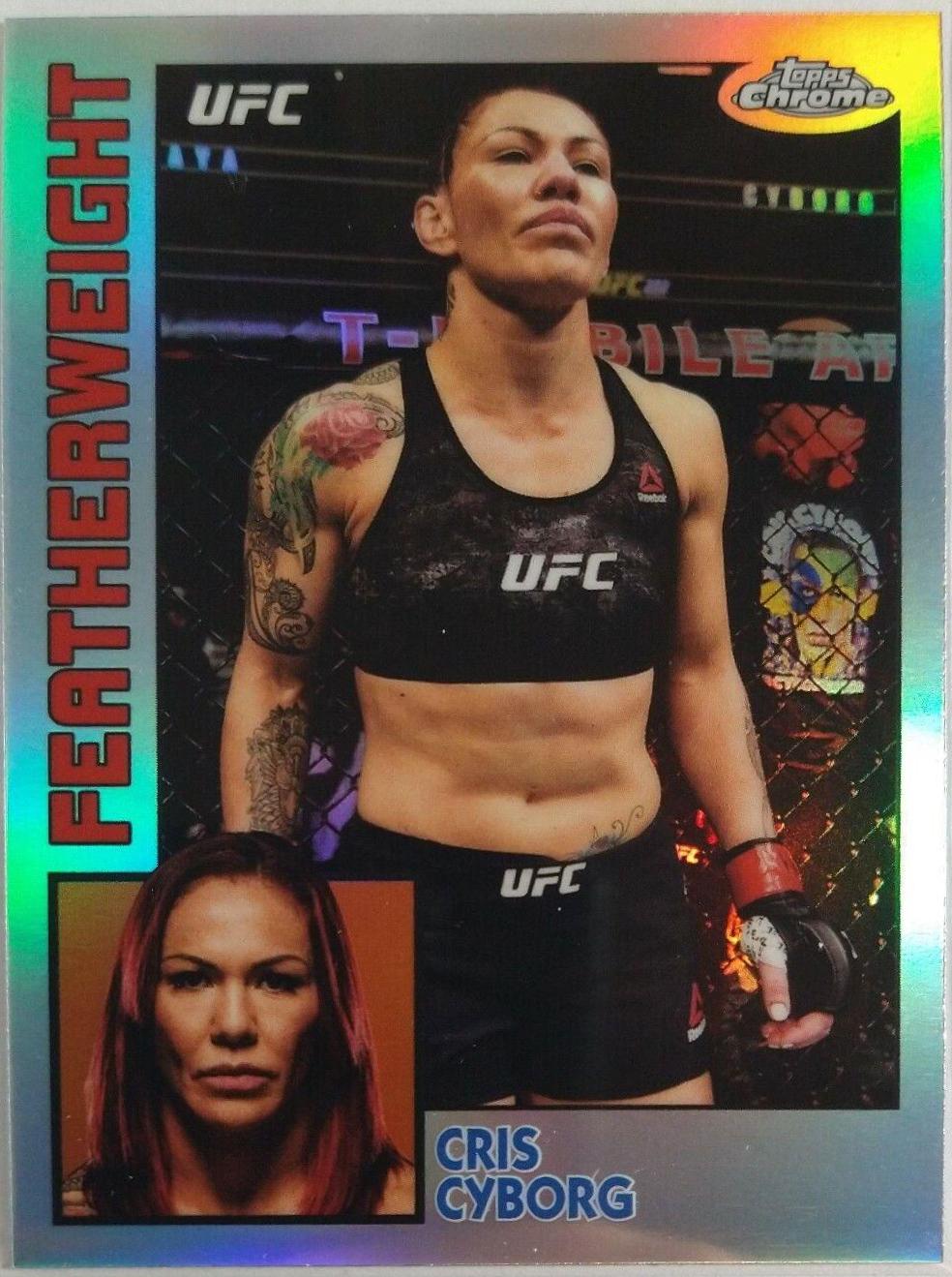 Cris Cyborg #84T-CJ Ufc Cards 2019 Topps UFC Chrome 1984