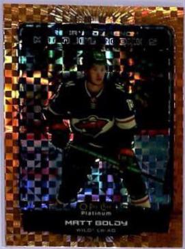 Matt Boldy [Orange Checkers] #P-MB Hockey Cards 2022 O Pee Chee Platinum Previews