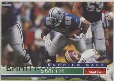 Emmitt Smith #41 Football Cards 1995 Skybox Impact