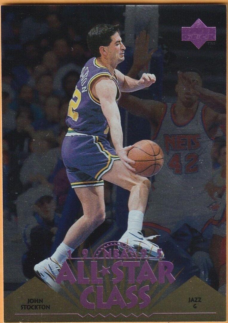 John Stockton #AS23 Basketball Cards 1995 Upper Deck All-Star Class