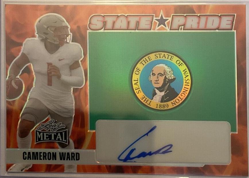 Cameron Ward [Fire Prismatic] #SP-CW2 Prices | 2024 Leaf Metal State ...