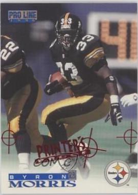 Bam Morris [Printer's Proof] #45 Football Cards 1996 Pro Line