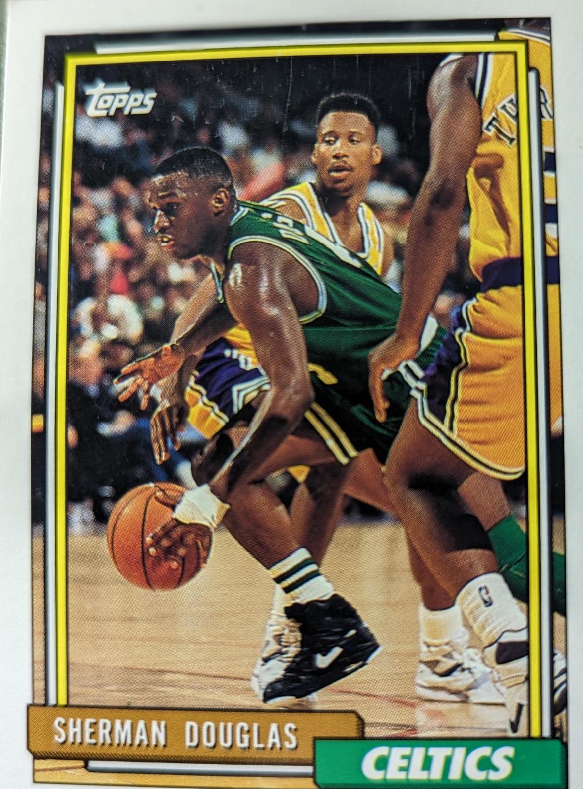 Sherman Douglas #65 Basketball Cards 1992 Topps