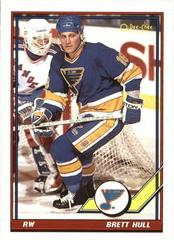 Brett Hull #303 Hockey Cards 1991 O-Pee-Chee Prices