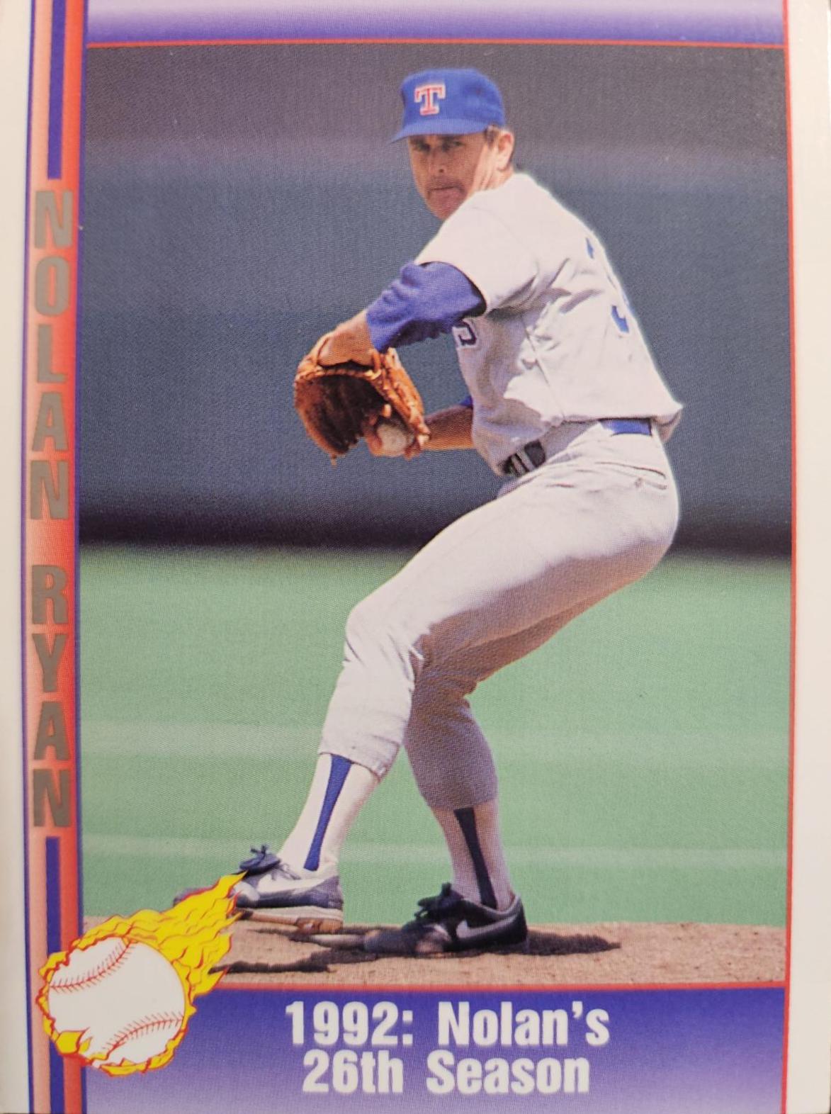 1992: Nolan's 26th Season #220 Baseball Cards 1991 Pacific Nolan Ryan