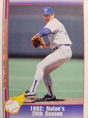 1992: Nolan's 26th Season #220 Baseball Cards 1991 Pacific Nolan Ryan Prices