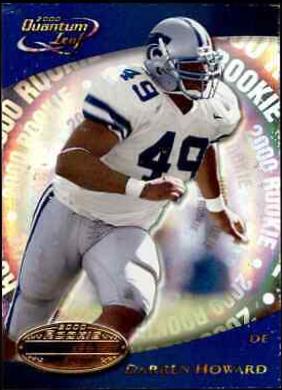 Darren Howard #368 Football Cards 2000 Quantum Leaf