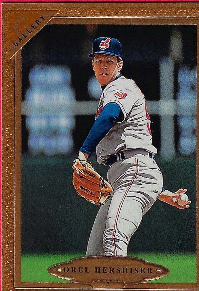 Orel Hershiser #7 Baseball Cards 1997 Topps Gallery