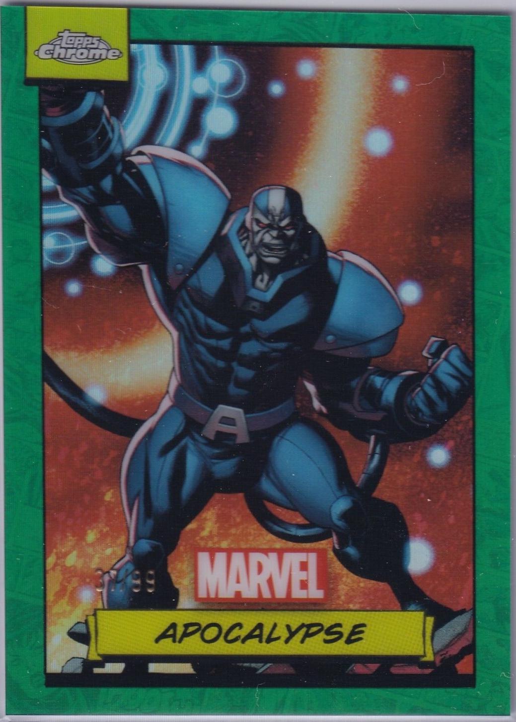 Apocalypse [Green Refractor] #102 Marvel 2024 Topps Chrome