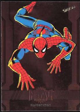 Spider-Man [Copper FX] #114 2024 SkyBox Metal Universe Avengers