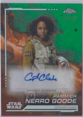 Crystal Clarke as Pammich Nerro Goode #AU-CC Star Wars 2024 Topps Chrome Autograph Prices