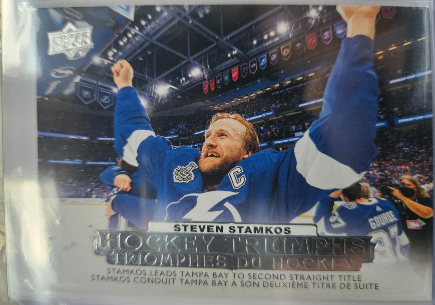 Steven Stamkos #HT-6 Hockey Cards 2022 Upper Deck Tim Hortons Triumphs